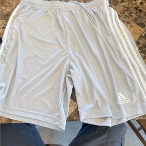 Adidas Men's Light Gray Athletic Shorts